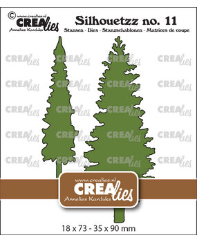 Crealies Silhouetzz Dies No. 11 Trees A (CLSH11)