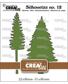 Crealies Silhouetzz Stansen No. 12 Bomen B (CLSH12)