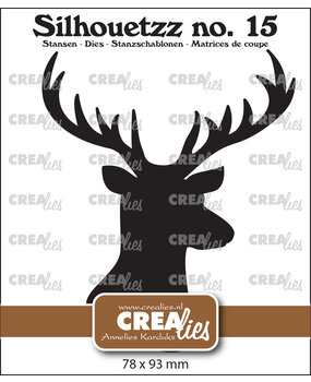Crealies Silhouetzz Dies No. 15 Deer Head (CLSH15)