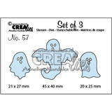 Crealies Set Van 3 Stansen No. 57 Spookjes (CLSet57)