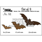 Crealies Set Van 3 Dies No. 58 Bats (CLSet58)