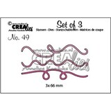 Crealies Set Van 3 Dies No. 49 Swirls for Balloons (CLSet49)