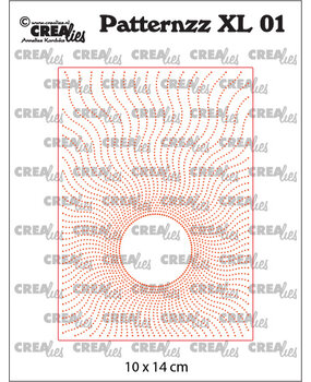Crealies Patternzz XL Stansen No. 01 Zon In Stippen (Imprint) (CLPATXL01)
