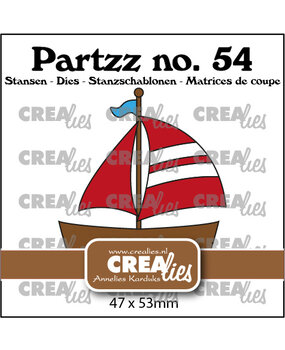 Crealies Partzz Dies No. 54 Sailing Boat (CLPartzz54)