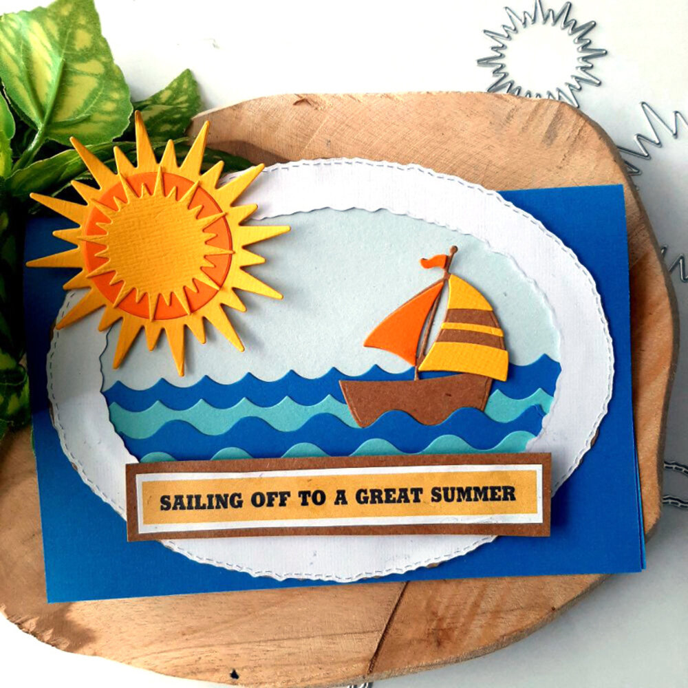 Crealies Partzz Dies No. 54 Sailing Boat (CLPartzz54)