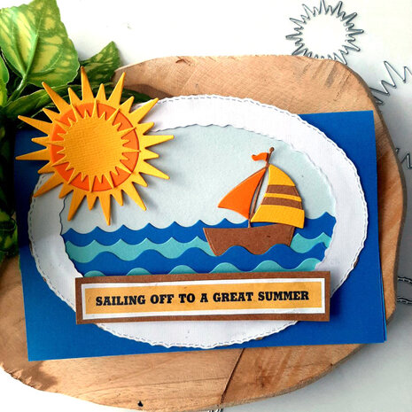 Crealies Partzz Dies No. 54 Sailing Boat (CLPartzz54)