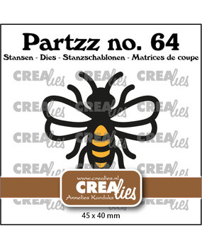Crealies Partzz Stansen No. 64 Bij Groot (CLPartzz64)
