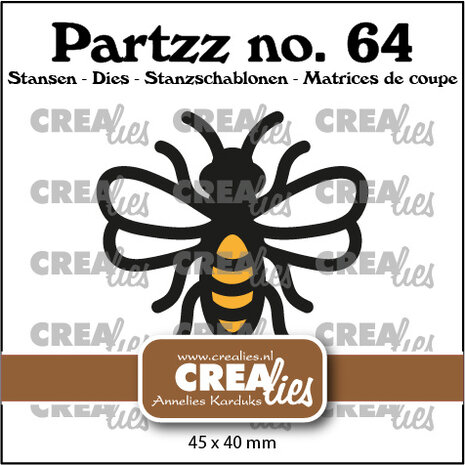 Crealies Partzz Dies No. 64 Bee Large (CLPartzz64)