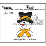 Crealies Partzz Dies No. 38 Snowman (CLPartz38)