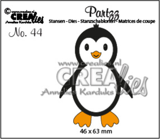 Crealies Partzz Dies No. 44 Penguin (CLPartzz44)