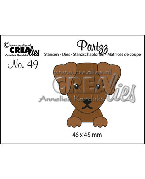 Crealies Partzz Stansen No. 49 Hond (CLPartzz49)