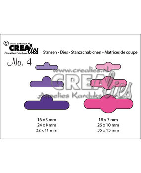 Crealies Partzz Stansen No. 4 Ophangoogjes (CLPartz04)