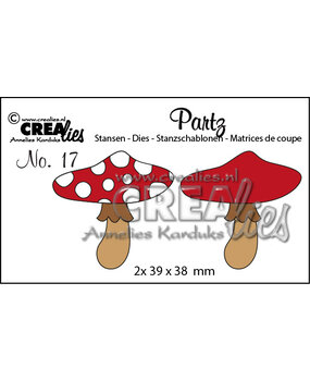 Crealies Partzz Dies No. 17 Mushroom A (CLPartz17)