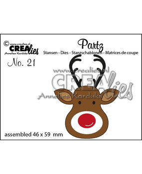 Crealies Partzz Stansen No. 21 Rendier (CLPartz21)