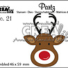 Crealies Partzz Stansen No. 21 Rendier (CLPartz21) Crealies Partzz Stansen No. 21 Rendier (CLPartz21)