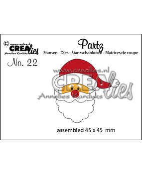 Crealies Partzz Dies No. 22 Santa Claus (CLPartz22)