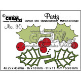 Crealies Partzz Dies No. 30 Holly Leaves and Berries (CLPartz30)