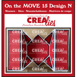 Crealies On The Move Dies No. 15 Design N Fold Flat Box Card (CLMOVE15)