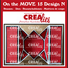 Crealies On The Move Stansen No. 15 Design N Fold Flat Box Card (CLMOVE15) Crealies On The Move Stansen No. 15 Design N Fold Flat Box Card (CLMOVE15)