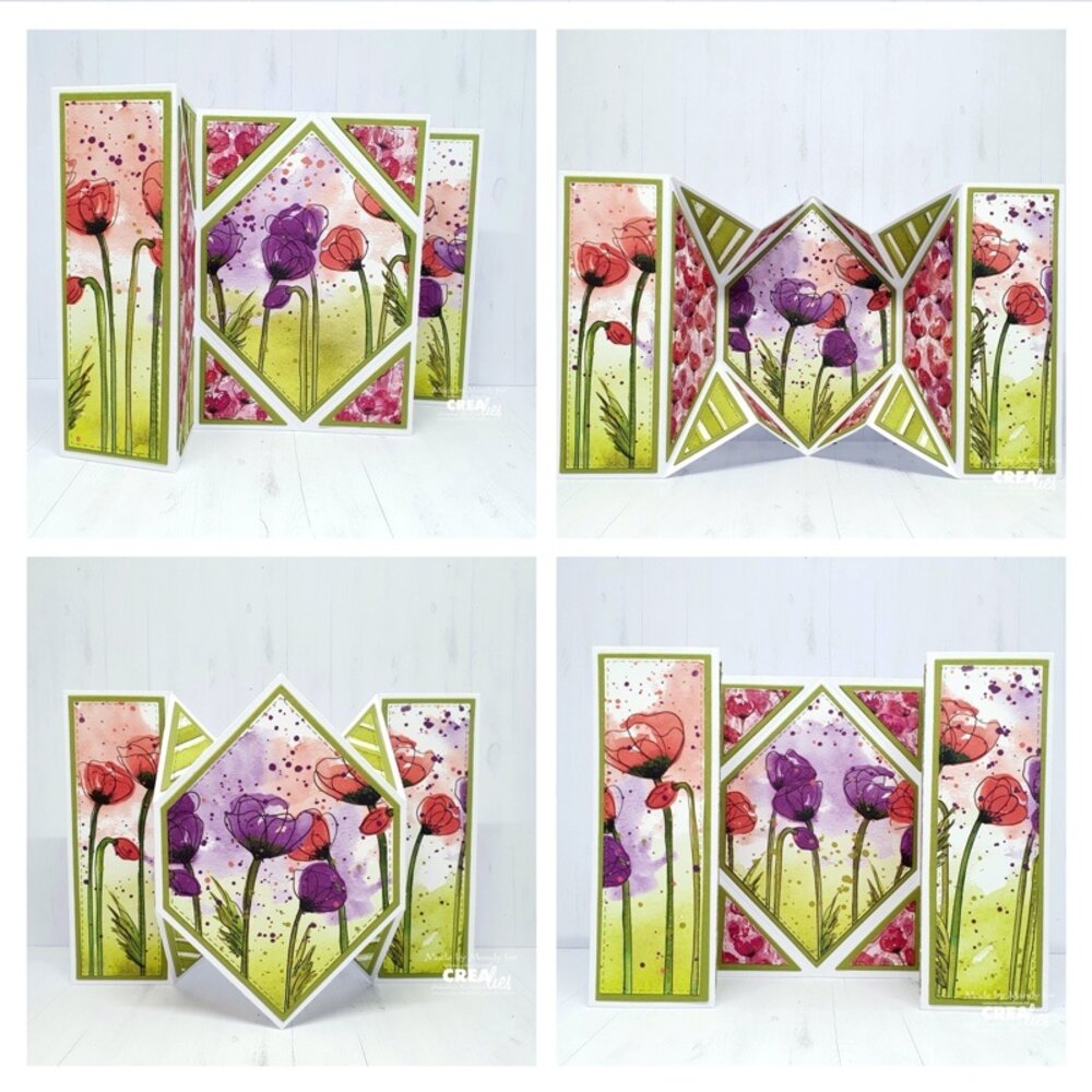 Crealies On The Move Dies No. 15 Design N Fold Flat Box Card (CLMOVE15) Crealies On The Move Dies No. 15 Design N Fold Flat Box Card (CLMOVE15)