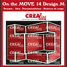 Crealies On The Move Dies No. 14 Design M Tri Fold Shutter Card (CLMOVE14) Crealies On The Move Dies No. 14 Design M Tri Fold Shutter Card (CLMOVE14)