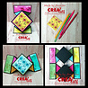 Crealies On The Move Stansen No. 9 Design H Vierkante Vouwkaart (CLMOVE09)