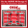 Crealies On The Move Dies No. 8 Design G Double Display Card (CLMOVE08) Crealies On The Move Dies No. 8 Design G Double Display Card (CLMOVE08)
