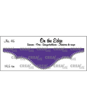 Crealies On The Edge Dies No. 45 14.5 cm with Double Stitchline (CLOTE45)