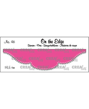 Crealies On The Edge Stansen No. 46 14.5 cm met Dubbele Stiksteeklijn (CLOTE46)