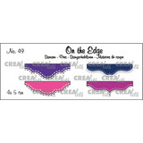 Crealies On The Edge Dies No. 49 5 cm Double Stitch/Double Dots (CLOTE49)