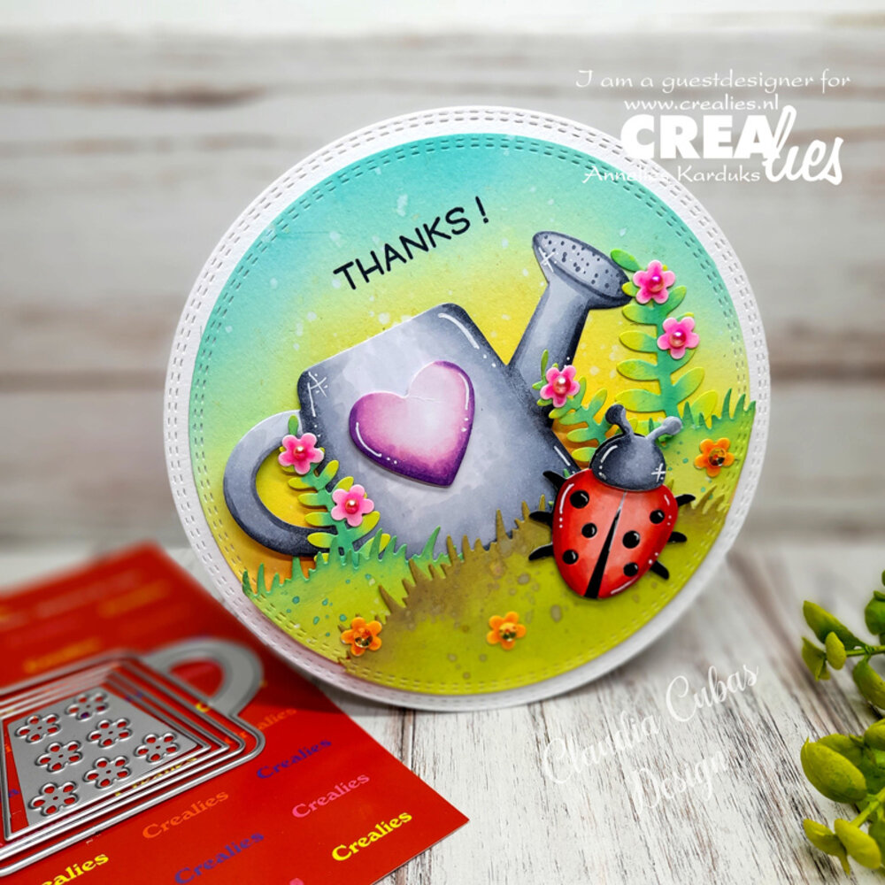 Crealies On The Edge Stansen No. 55 Grasheuvel Kort Gras (CLOTE55)