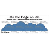 Crealies On The Edge Stansen No. 58 Wolken Gebogen (CLOTE58)