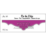 Crealies On The Edge XL Stansen No. 34 20.8 cm met Dubbele Stippenlijn (CLOTEXL34)