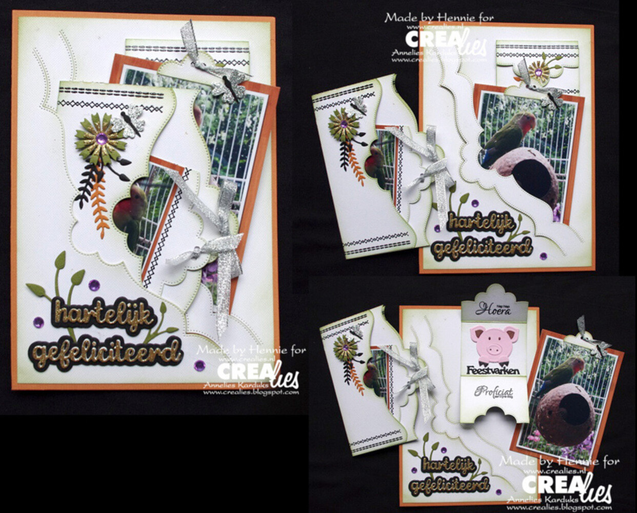 Crealies On The Edge XL Stansen No. 34 20.8 cm met Dubbele Stippenlijn (CLOTEXL34)