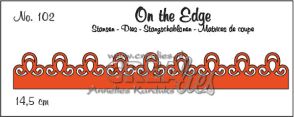 Crealies On The Edge Stansen No. 102 Patroon B (CLOTE102)