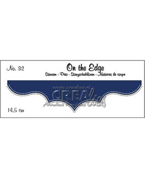 Crealies On The Edge Stansen No. 32 met Dubbele Stippen (CLOTE32)