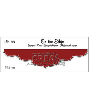 Crealies On The Edge Stansen No. 33 met Dubbele Stippenlijn (CLOTE33)