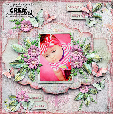 Crealies On The Edge Stansen No. 33 met Dubbele Stippenlijn (CLOTE33)