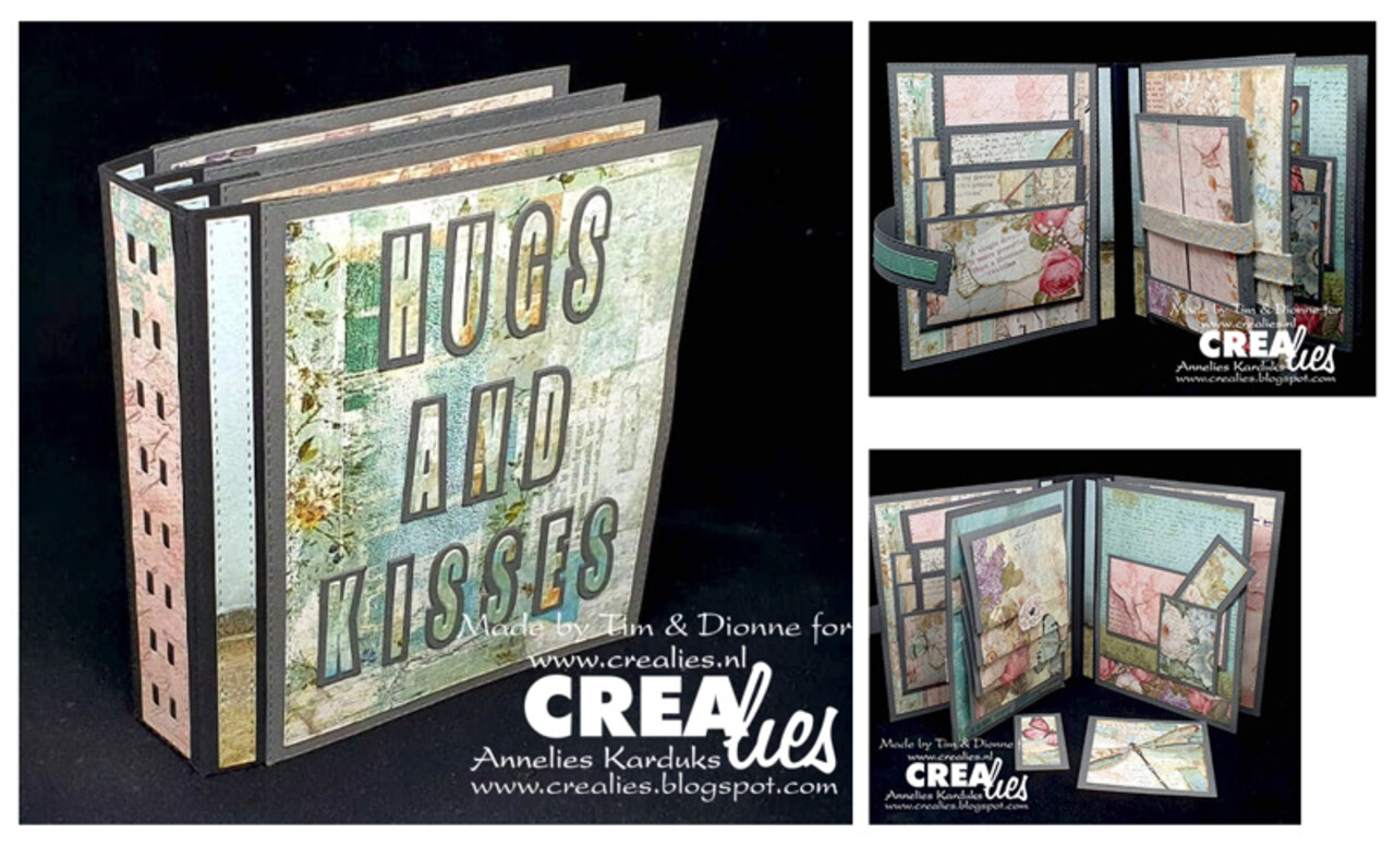 Crealies Mini Albums Decoration No. 98 Rectangles (CLMA98)