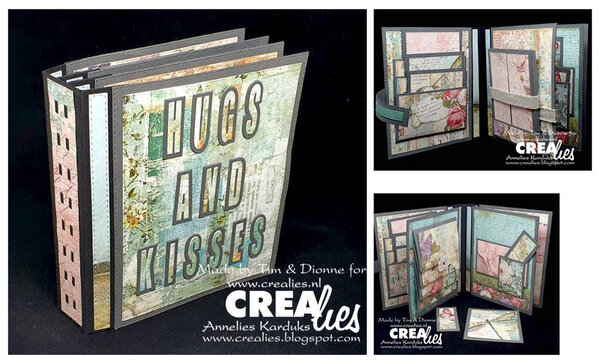 Crealies Mini Albums Decoration No. 98 Rectangles (CLMA98)