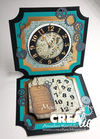 Crealies Mix & Match Stansen No. 02 Klok Met Ketting En Slinger (CLMix02) Crealies Mix & Match Stansen No. 02 Klok Met Ketting En Slinger (CLMix02)
