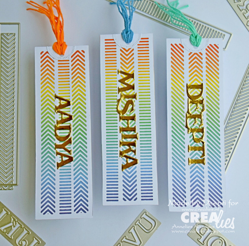 Crealies Mix & Match Stansen No. 18 Strips A (CLMIX18)