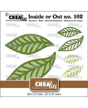 Crealies Inside Or Out Stansen No. 102 Bladeren A (CLIO102)
