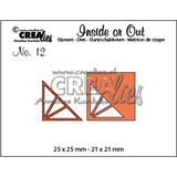 Crealies Inside Or Out Stansen No. 12 Corners F Driehoek (CLIO12)