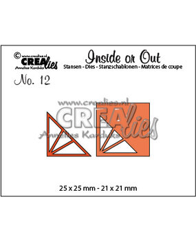 Crealies Inside Or Out Dies No. 12 Corners F Triangle (CLIO12) Crealies Inside Or Out Dies No. 12 Corners F Triangle (CLIO12)