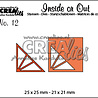 Crealies Inside Or Out Stansen No. 12 Corners F Driehoek (CLIO12) Crealies Inside Or Out Stansen No. 12 Corners F Driehoek (CLIO12)