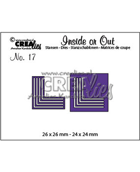 Crealies Inside Or Out Stansen No. 17 Corners K (CLIO17)