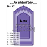 Crealies Big Labelzz & Tagzz Dies No. 17 With Dots (CLBigLT17)