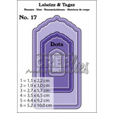 Crealies Labelzz & Tagzz Dies No. 17 with Dots (CLLT17)