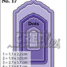 Crealies Labelzz & Tagzz Dies No. 17 with Dots (CLLT17)
